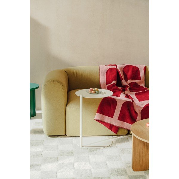 Ocelový kulatý odkládací stolek 41x40 cm Ande – noo.ma-image-1