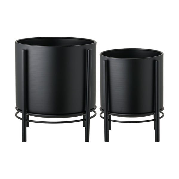 Kovové obaly na květináče v sadě 2 ks Svarta – House Nordic-image-3