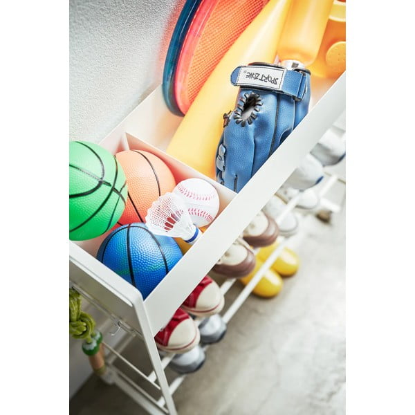 Bílý kovový dětský botník 74,5x74,5x22 cm Tower – YAMAZAKI-image-1