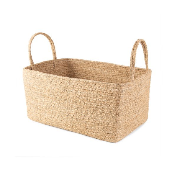 Jutový úložný košík Compactor, 34 x 23 cm-image-3