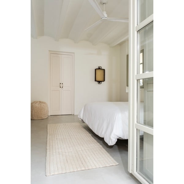 Béžový pratelný/ručně tkaný vlněný běhoun 80x230 cm Unexpected Wool – Lorena Canals-image-1