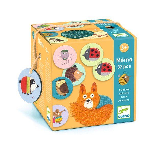 Dětské pexeso Djeco Funny Animals-image-1