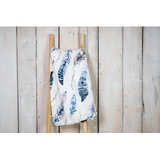 Bílá deka z mikroplyše 200x150 cm Feather - My House