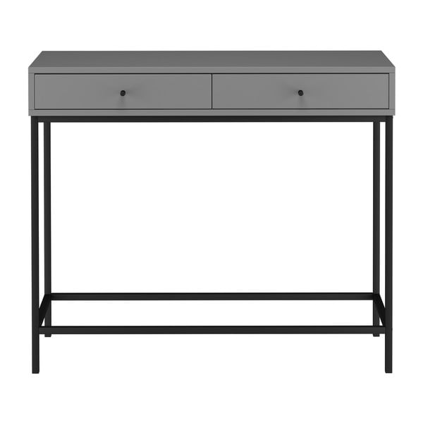 Šedý konzolový stolek 35x90 cm Celine – Støraa-image-2