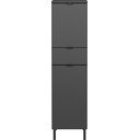 Antracitová vysoká/úzká koupelnová skříňka 30x120 cm Arcena – Germania