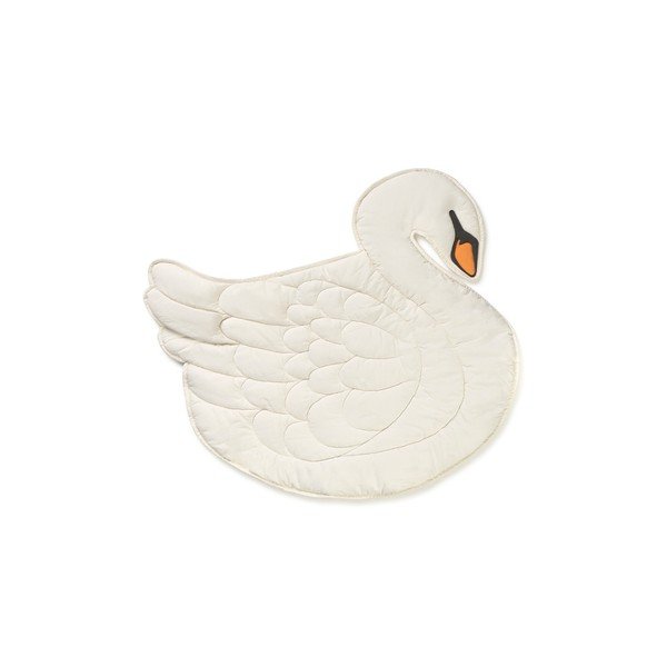 Krémová dětská hrací podložka 100x110 cm Swan – Lorena Canals