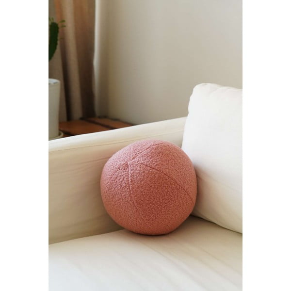 Dekorační polštář z materiálu bouclé ø 20 cm Top – Mioli Decor-image-1