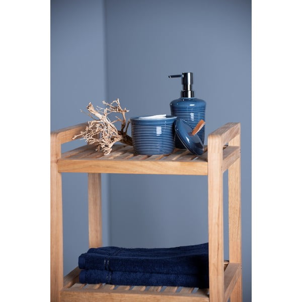 Modrý keramický dávkovač na mýdlo Wenko Sada-image-1