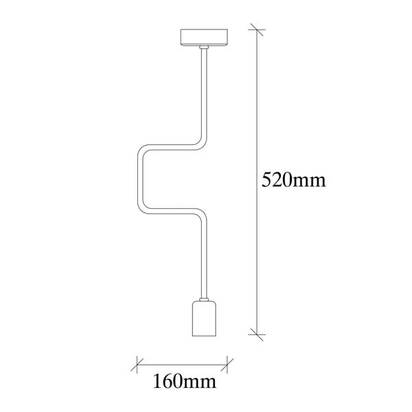 Černé kovové závěsné svítidlo Opviq lights Joshua-image-3
