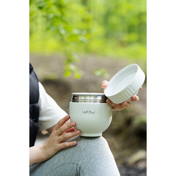 Bílá termoska na jídlo z nerezové oceli 680 ml Fuori – Vialli Design-image-1