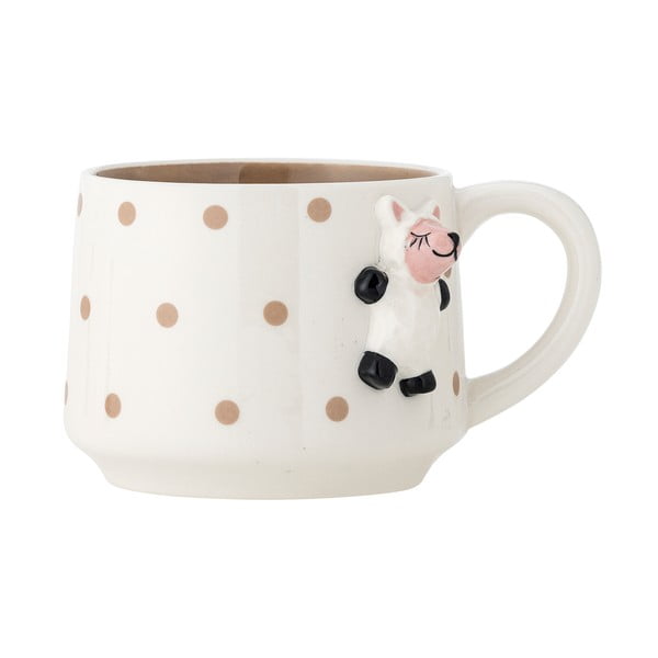 Bílý keramický dětský hrnek na kakao 370 ml Dolly – Bloomingville Mini