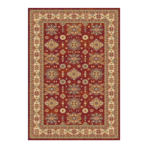 Hnědo-červený koberec Universal Terra Ornaments, 160 x 230 cm