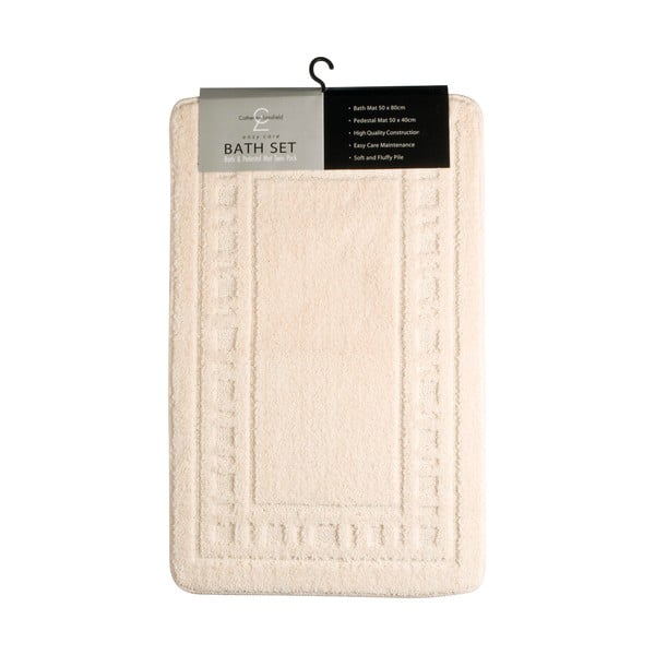 Béžové koupelnové předložky v sadě 2 ks Armoni - Catherine Lansfield-image-4