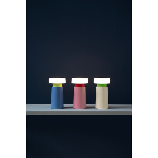 Růžová LED stmívatelná stolní lampa (výška 17,5 cm) Victoria – Remember-image-2