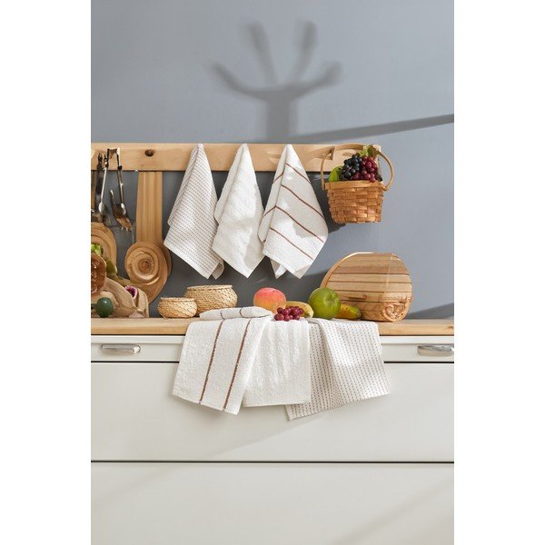 Bavlněné utěrky v sadě 6 ks 30x50 cm Sofya – Foutastic-image-2