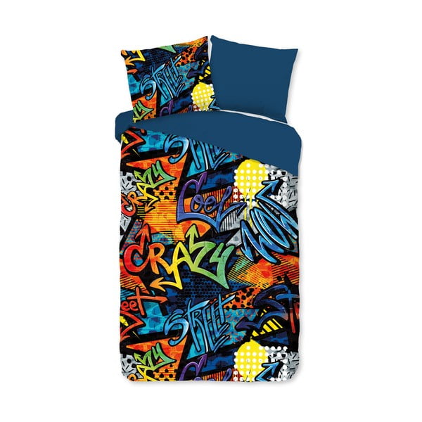 Dětské povlečení na jednolůžko/prodloužené z mikrovlákna 140x220 cm Jeff – Good Morning