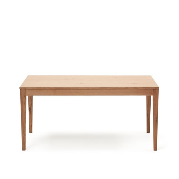Rozkládací jídelní stůl s deskou v dubovém dekoru v přírodní barvě 80x160 cm Yain – Kave Home-image-3