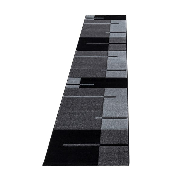 Tmavě šedý běhoun 80x300 cm Hawaii – Ayyildiz Carpets