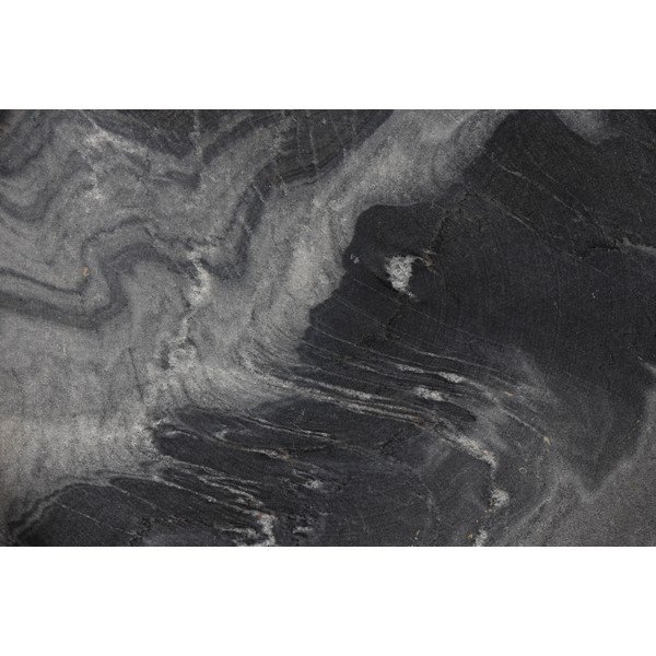 Kulatý odkládací stolek s mramorovou deskou  ø 33 cm Karrara – White Label-image-2