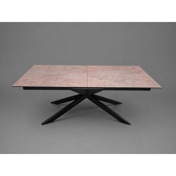 Rozkládací jídelní stůl s přídavnou deskou s keramickou deskou 100x200 cm Irwine - II. jakost – Actona-image-1