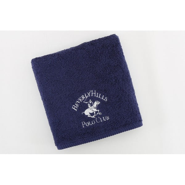 Bavlněný ručník BHPC 50x100 cm, tmavě modrý