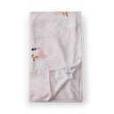 Světle růžová deka s vánočním motivem z mikroplyše 130x170 cm Vintage Christmas Santa – Catherine Lansfield