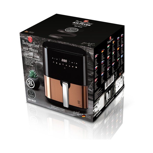 Horkovzdušná fritéza ve zlaté barvě Black Rose Collection – BerlingerHaus-image-4