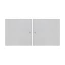 Bílá dvířka pro modulární policový systém 2 ks, 32x33 cm Mistral Kubus - Hammel Furniture