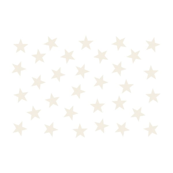 Dětská tapeta z netkané textilie 400 cm x 280 cm Beige Stars – Artgeist
