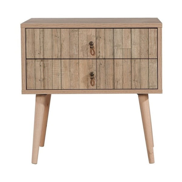 Dřevěný noční stolek Iris Stripes