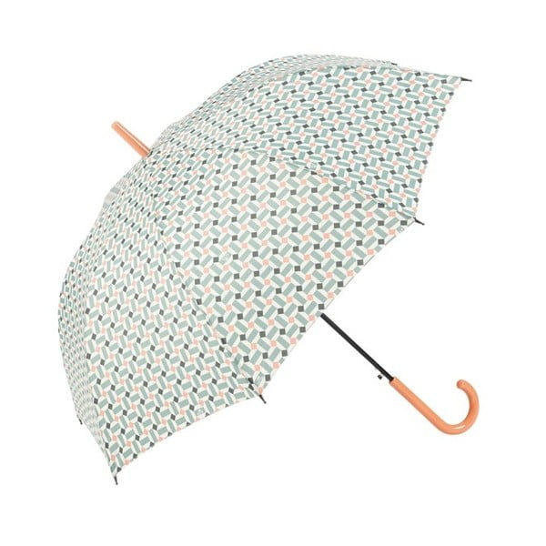 Holový deštník se zelenými detaily Print, ⌀ 97 cm