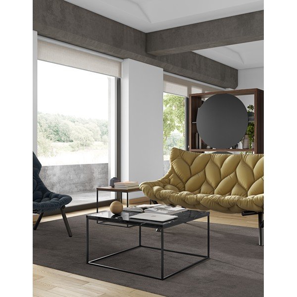 Mramorový konferenční stolek 75x75 cm Gleam - TemaHome-image-4