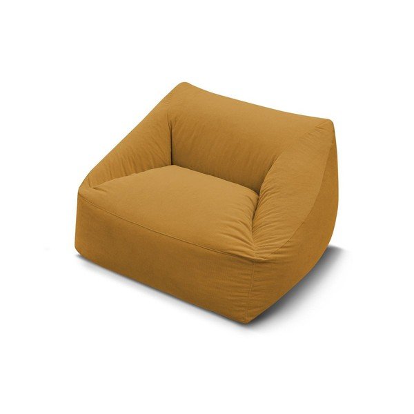 Žlutý manšestrový sedací vak Lilibet – Bobochic Paris-image-4