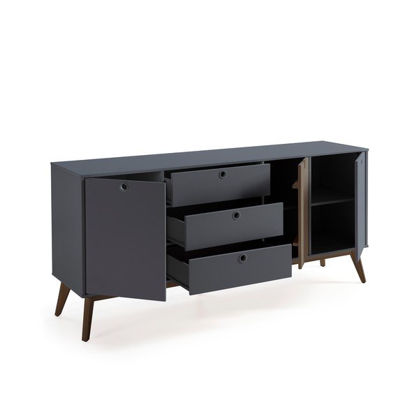 Antracitově šedá komoda Marckeric Kiara-image-4