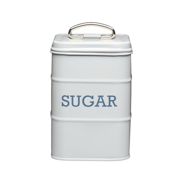 Šedá plechová dóza na cukr Kitchen Craft Nostalgia-image-3