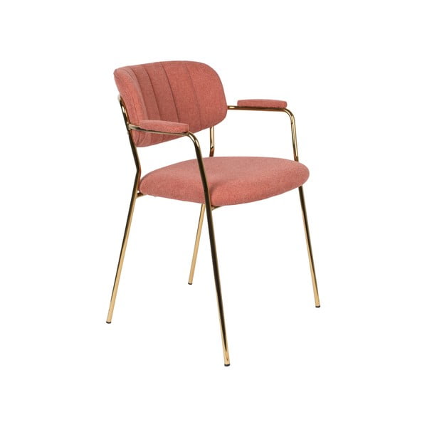Růžové jídelní židle v sadě 2 ks Jolien – White Label