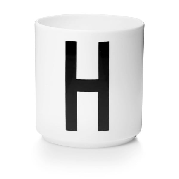 Bílý porcelánový hrnek Design Letters Personal H