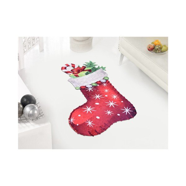 Koberec Vitaus Red Sock, 80 x 150 cm