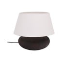 Černobílá stolní lampa s textilním stínidlem (výška 35 cm) Nessi – Kave Home