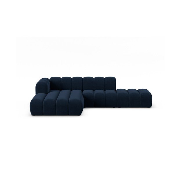 Tmavě modrá rohová pohovka (levý roh) Lupine – Micadoni Home