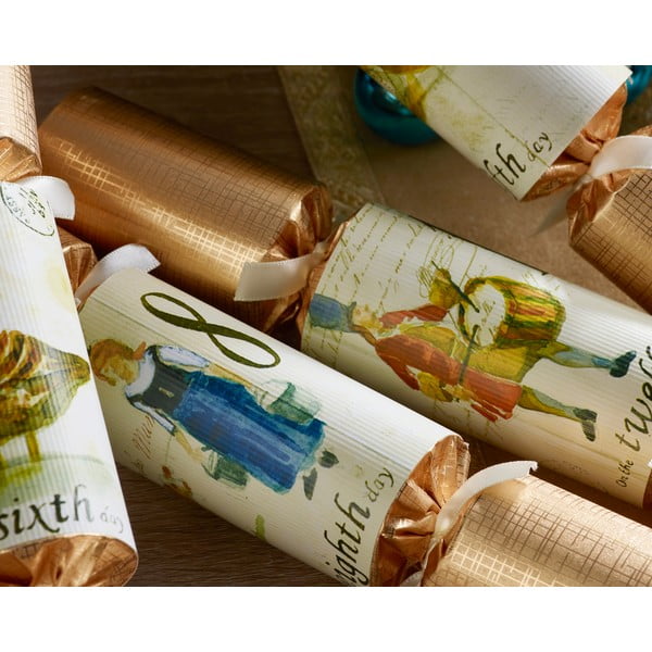 Vánoční crackery v sadě 12 ks 12 Days of Christmas - Robin Reed-image-2