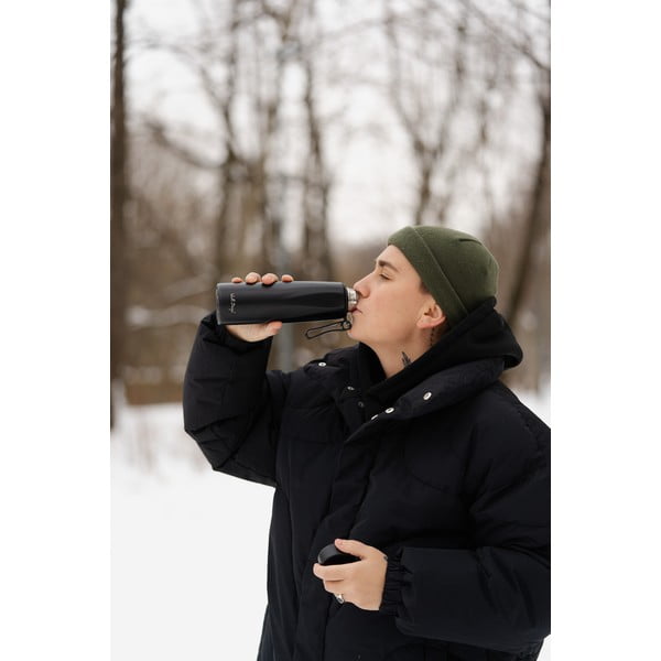 Černá termoska 500 ml Fuori – Vialli Design-image-4