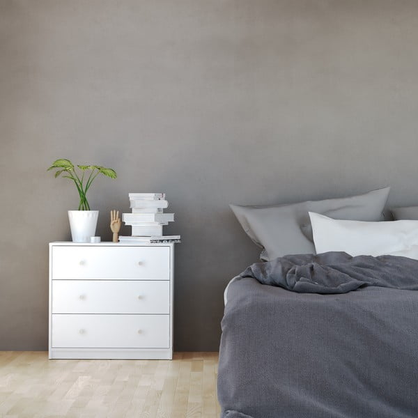 Bílá komoda Tvilum May, 72 x 68 cm-image-1