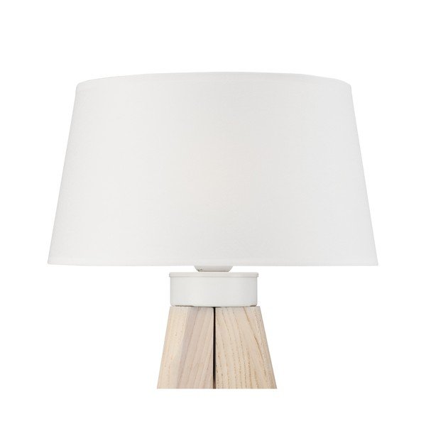 Bílá stolní lampa - LAMKUR-image-4