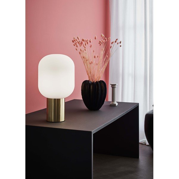 Stolní lampa Markslöjd Brooklyn Brushed Brass-image-1