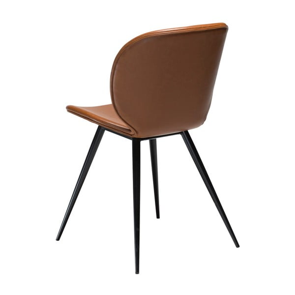 Hnědá koženková židle DAN-FORM Denmark Cloud-image-4