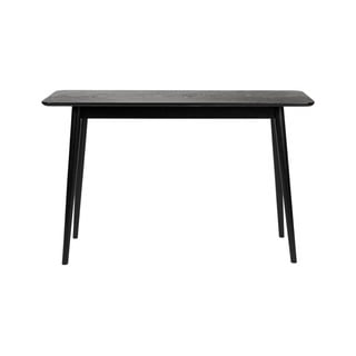 Černý konzolový stolek 40x120 cm Fabio – White Label