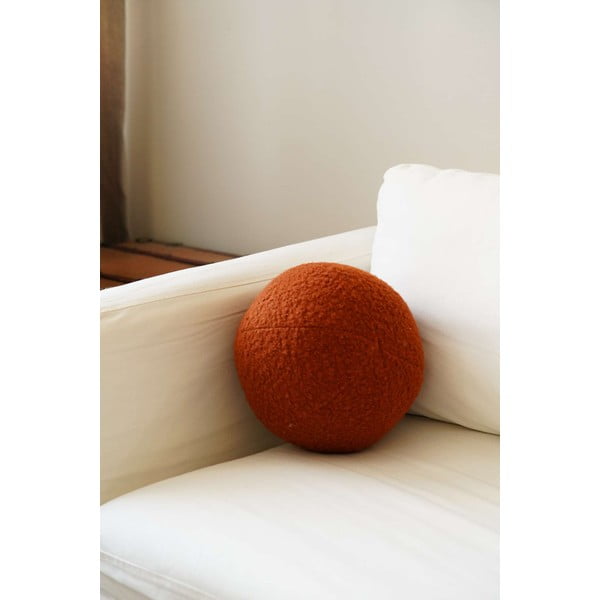 Dekorační polštář z materiálu bouclé ø 20 cm Top – Mioli Decor-image-1