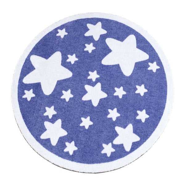 Dětský fialový koberec Zala Living Star, ⌀ 100 cm