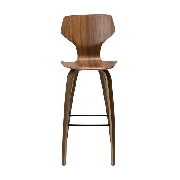 Barová židle v tmavě přírodní barvě (výška sedáku 75 cm) S.I.T – DAN-FORM Denmark-image-1